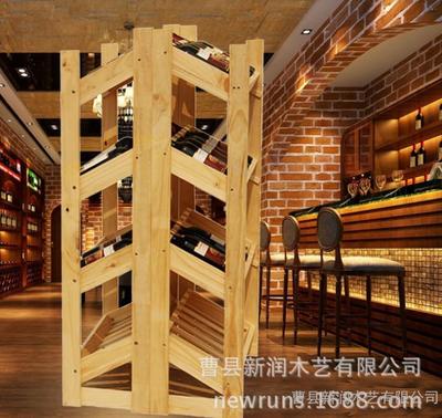 廠家直銷~木制酒架 高檔木制紅酒架 加工定制木質酒架 質優價廉圖片_高清圖_細節圖-曹縣新潤木藝 -