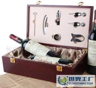 仿紅木紅酒葡萄酒雙支禮盒_包裝_世界工廠網(wǎng)中國(guó)產(chǎn)品信息庫(kù)