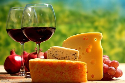 奶酪和葡萄酒