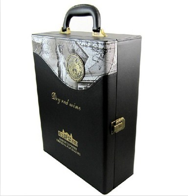 【紅酒皮盒 紅酒雙支裝 紅酒皮盒雙只 葡萄酒禮盒 端午節(jié)促銷】?jī)r(jià)格,廠家,圖片,酒類包裝,親 誠信包裝-